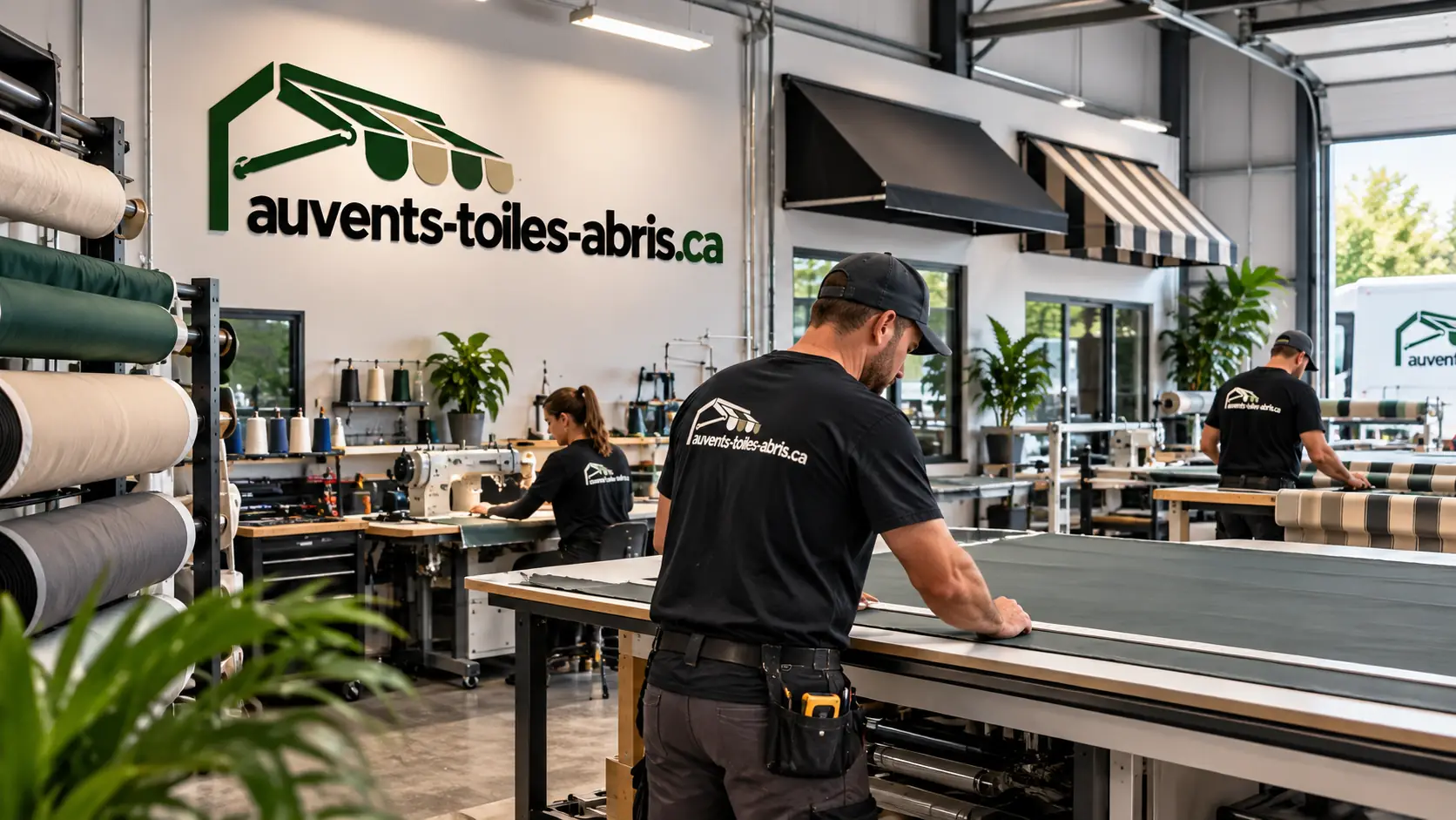 Atelier de fabrication d'auvents et de toiles